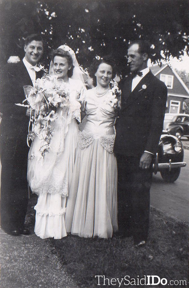 Leonard & Marian - July 22, 1944 {TheySaidIDo.com}